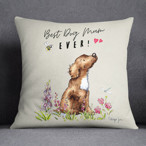 Best Dog Mum Cocker (Working) Cushion